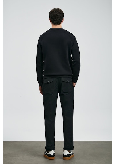 Lufian Erkek Cooper Sweatshirt 112030177 Siyah Siyah