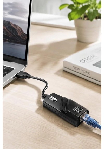 Özel Üretim İnternet Oyun Aksesuar Ethernet Dönüştürücü Usb 3.0 Çevirici Adaptörü Yd74 Siyah