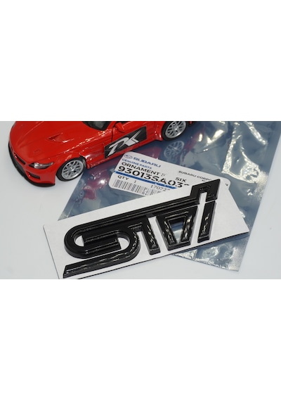 Dk Subaru Sti Siyah Metal 3m 3d Bagaj Yazı Logo Ürün