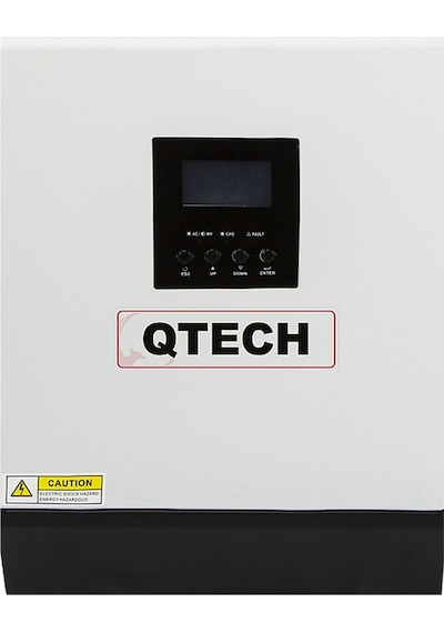 Qtech 3kVA 2400 W Tam Sinüs Akıllı İnverter