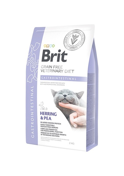 Brit Veterinary Diet Gastrointestinal Ringa Balıklı Tahılsız Yetişkin Kedi Maması 2 KG