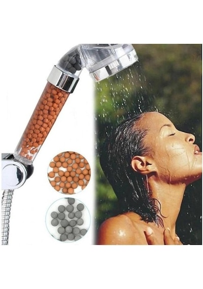 Sulook Boncuklu Spa Su Tasarruflu Ve Arıtmalı Duş Başlığı Su Arıtma Filtreli Başlık Boncukluduş