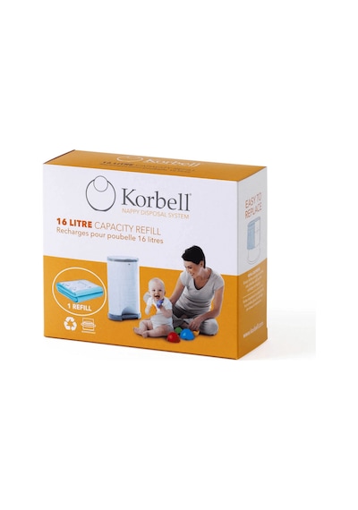 Korbell 495 Adet Bez Kapasiteli Çöp Poşeti Mavi