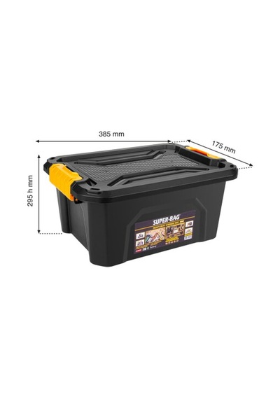 Super Bag Asr-4033 12 Lt Saklama Kutusu - 1 Adet Çok Renkli