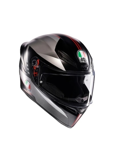 Agv K1 S Lap Siyah Gri Kırmızı Confıguratıon Kask Diğer