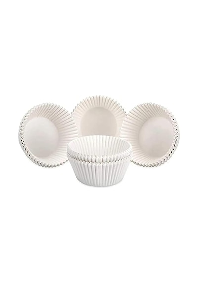 Trend Hediye Sepeti Takribi 100 Adet Orta Boy Beyaz Muffin Kek Kalıbı 40x30 Mm, Cupcake Kağıdı, Brownie Kalıbı Diğer