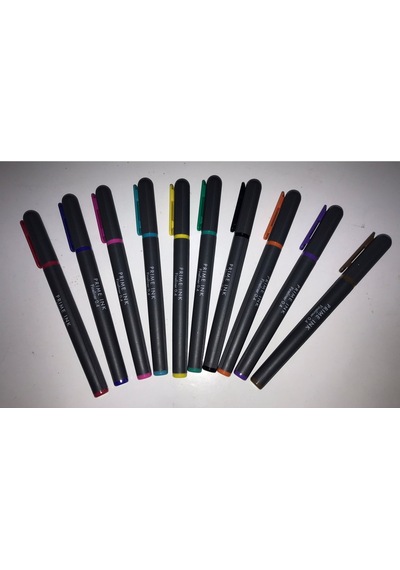 Prime Ink Fineliner 10lu Klasik Renkler Yeni Ürün