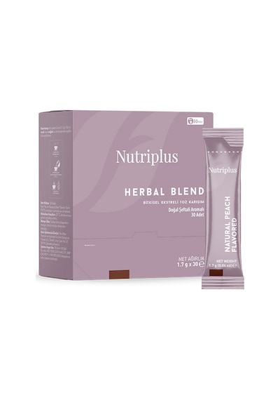 NUTRIPLUS HERBAL BLEND ŞEFTALİ 1.7 G x 30