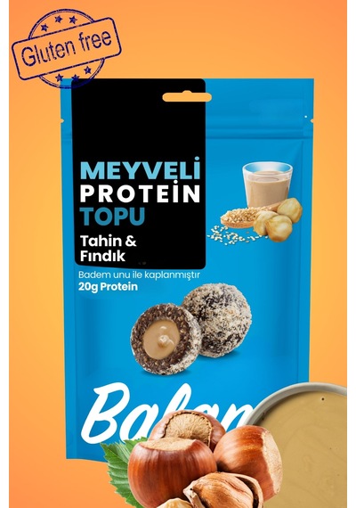 Meyveli Tahinli & Fındıklı Protein Topları 110gr X3 Adet