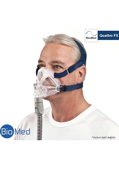 Resmed Quattro Fx Cpap Maskesi - Small Ağız Burun Cpap Maskesi