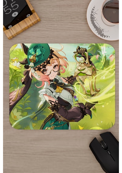Emilie Genshin Impact Anime Gacha V1 - 22x18 Gaming Mouse Pad Fare Altlığı
