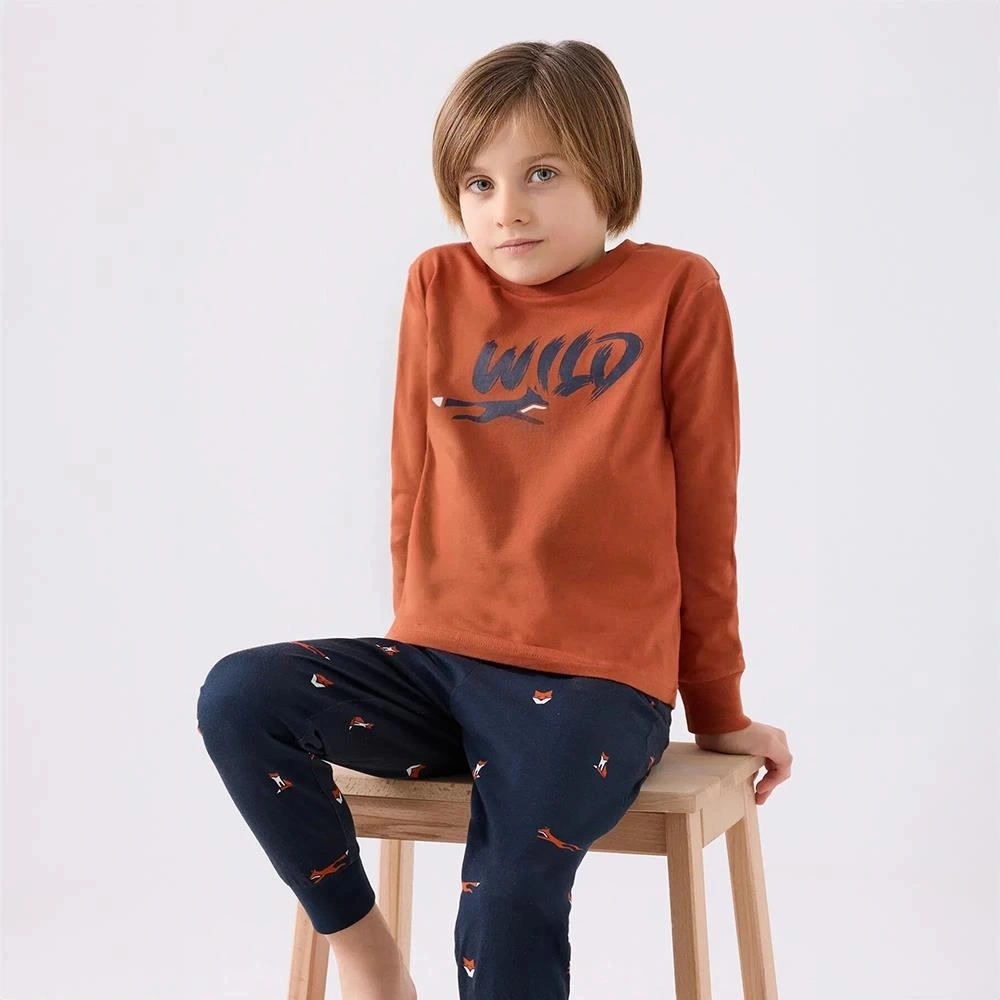 Rolypoly Rp3433c Erkek Çocuk Kışlık Pijama Takım Açık Tarçın