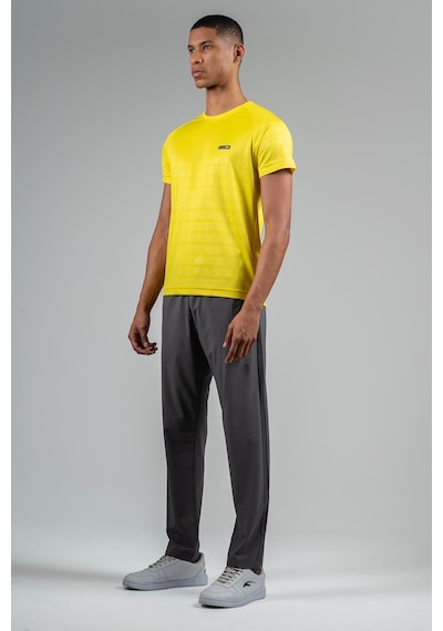 Maraton Regular Erkek Bisiklet Yaka Sarı T-shirt Sarı