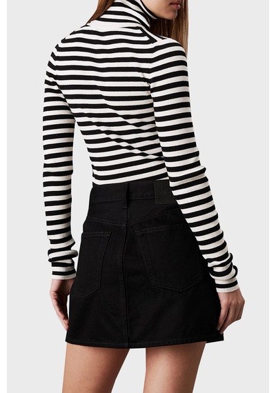Calvin Klein Kadın Kazak J20j224225 Ybı Beyaz-siyah Beyaz - Siyah