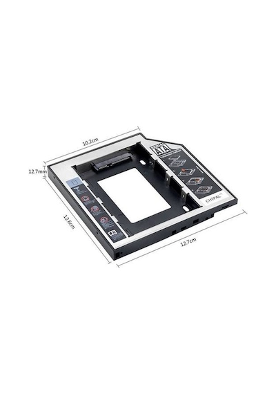 12.7Mm Hdd Caddy Kalın Dvd Rw Harddisk Laptop 12.7 Mm Cd Rom 2.5