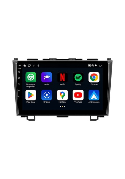 Honda Cr-v Android Multimedya 2007-2012 Carplay Android Auto Navigasyon Kameralı 4gb Ram 32gb 9"
