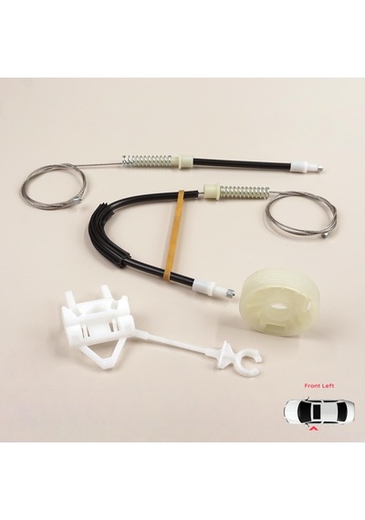 Alfa Romeo 156 932 1996-2007 4/5 Kapı İçin Ön Sol Cam Kriko Seti