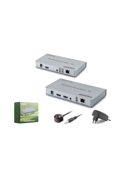 Hadron Hdx1423 Hdmı Kvm Extender 4k 120 M Usb Ir Loop Out Gri