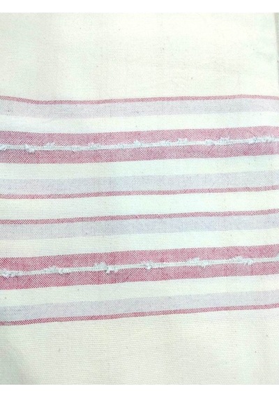Mandaş Pamuklu El Dokuma Peştemal (80X200) - Krem Pembe
