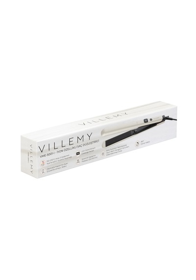İyon Özellikli Seramik Kaplamalı 25x110mm Saç Düzleştirici 5 Kademeli Ayarlanabilir Isı -vme-5001-ı