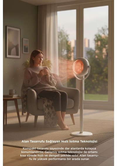 Torima HT-101 800 W Ayaklı Isıtıcı Fan