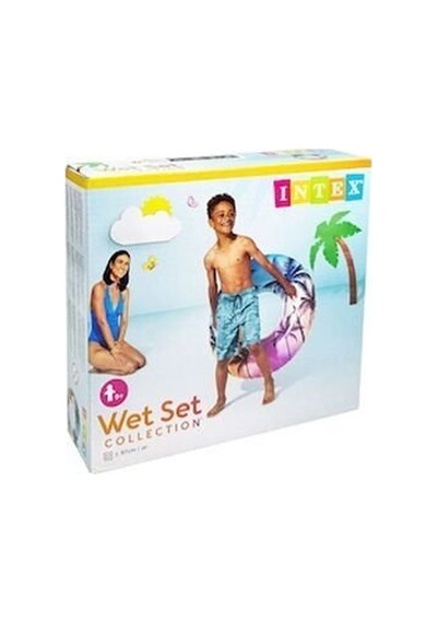Isc58263 Intex Tutmaçlı Desenli Simit 97 Cm