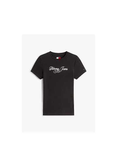 Tommy Hilfiger Tjw Slim Essential Logo T-shirt-12835 Siyah