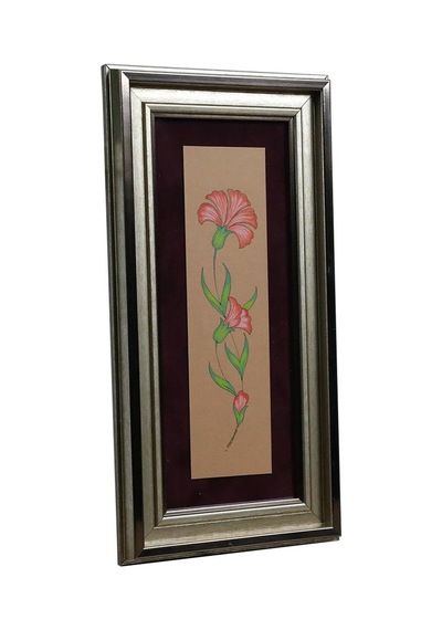 E38 El İşçiliği Suluboya Tablo - 16 32 Cm - 6536
