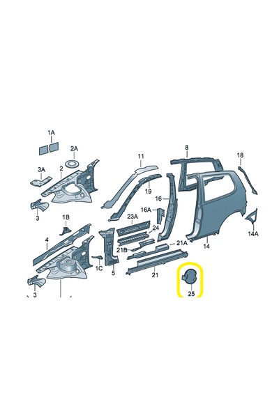 Vw Polo 6n / 6n2 1995-2002 Yakıt Depo Kapağı 6n0 809 905 Siyah
