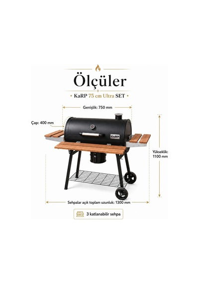 Karp 75 Ultra Set Bbq Mangal Diğer
