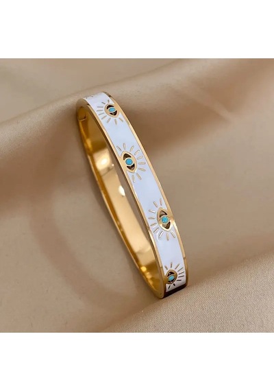 Mk Tasarım Çelik Bileklik Model-1 Gold