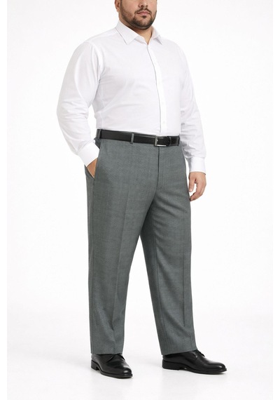 Classics Men Caserta Büyük Beden Erkek Kumaş Pantolon - 7561 Yeşil