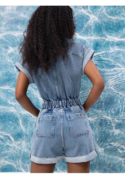 LOFT Regular Fit Kadın Tulum Lf2032609 Q1.v1 Denim