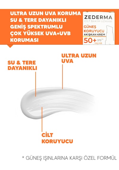 Zederma Koruyucu Güneş Kremi SPF50+ 50 ML
