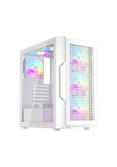 1st Player Trılobıte T7 Beyaz 650w 80+ Argb 4x12cm Fan Temperli Cam Mesh Usb 3.0 Atx Kasa Erdotıca