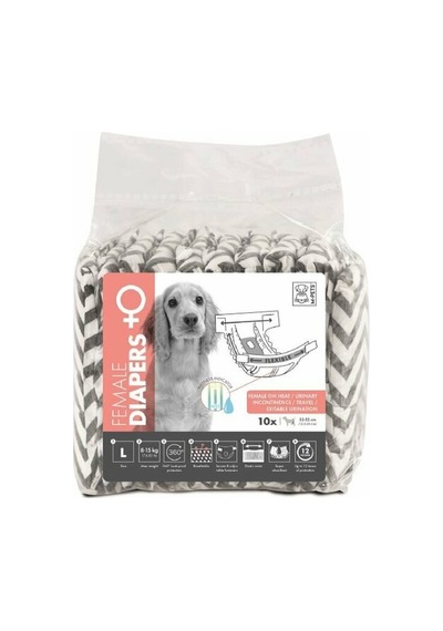M-pets Dıapers Dişi Köpekler İçin Külot L 10'Lu