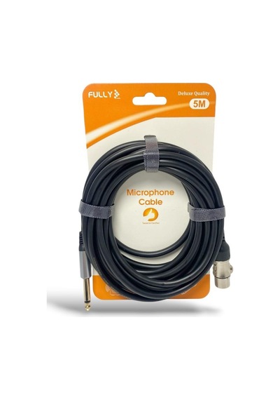 Fully Xlr Dişi-6.3mm Gitar Erkek Jaklı Kablo 5metre