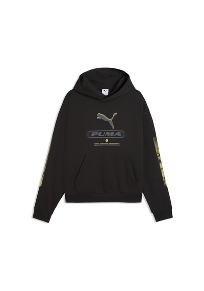 Puma Sport Street Boxy Graphic Erkek Siyah Günlük Stil Sweatshirt 69432201