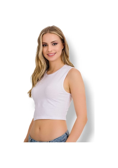 Fanilam İlke Kadın Elestan Kolsuz Crop -pamuklu Şık Ve Rahat Yarım Atlet Body 2 Adet Beyaz Fanilam İlke Kadın Elestan Kolsuz Crop -pamuklu Şık Ve Rahat Yarım Atlet Body 2 Adet Beyaz
