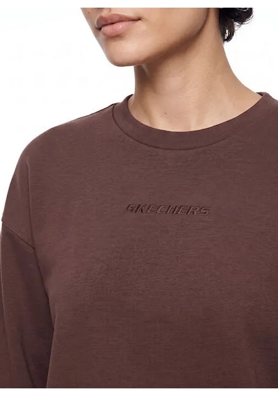 Skechers S2610011-2070 W Essential Kadın Sweatshirt Çok Renkli