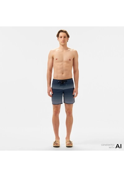 Quiksilver Surfsilk Scallop 18 Erkek Gri Deniz Şortu Eqybs04862