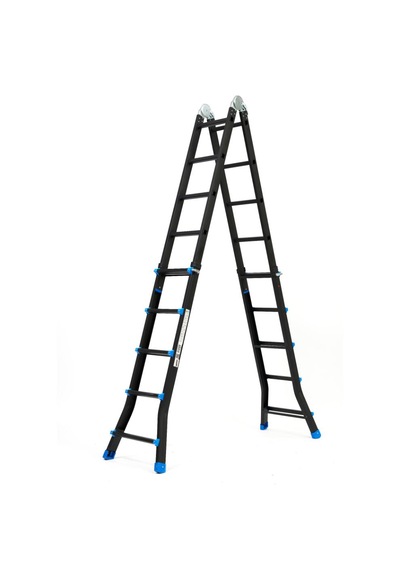 Cardilife 5x5 Çok Amaçlı Akordiyon Alüminyum Merdiven 5+5 Akordiyon 20 Basamaklı