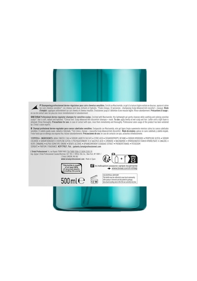L'Oréal Professionnel Serie Expert Scalp Advanced Hassas Saç Derisi Için Profesyonel Şampuan 500 ML