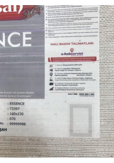 Padişah Halı Essence 73397 070 Serisi Akrilik Salon Oturma Yatak Odası Halısı Kahve