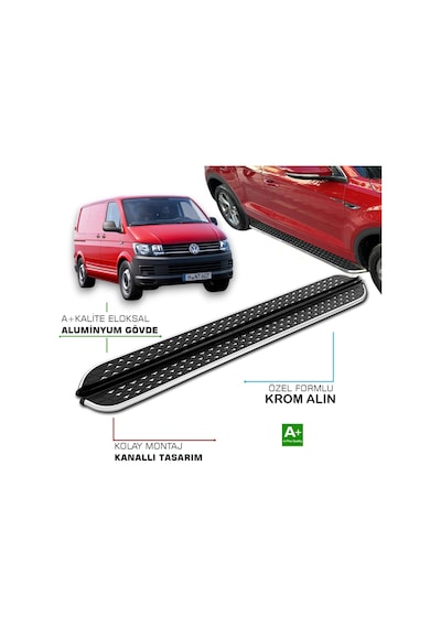 Volkswagen Transporter T6 Kısa Şase 2015 - 2023 Yan Basamak
