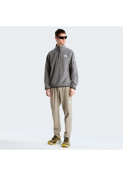 The North Face M Mountain Athletics Glacier 1/4 Zip Fl Erkek Polar-34086 Gri