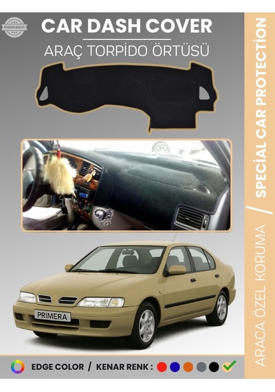 Nissan Primera P11 1996-2000 Torpido Örtüsü Premium Kalite Torpido Koruma Araca Özel Uv Koruma - 863 Stiloto