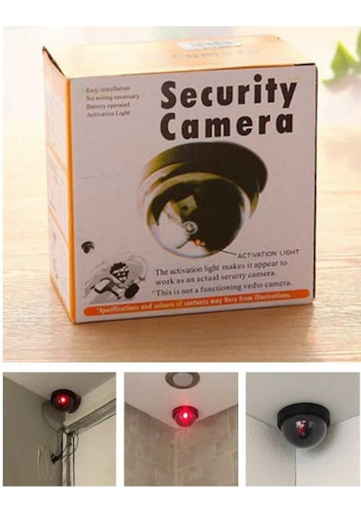 Caydırıcı Sahte Kamera Dome Güvenlik Kamerası Led Işıklı Caydırıcı