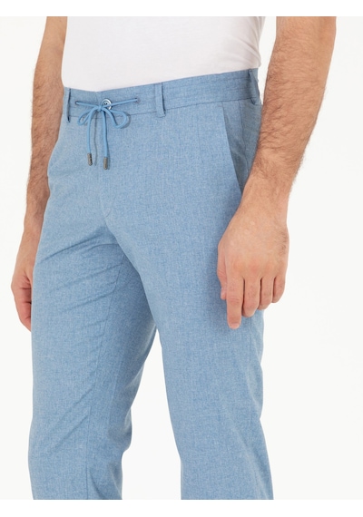 Cacharel Mavi Slim Fit Kumaş Pantolon