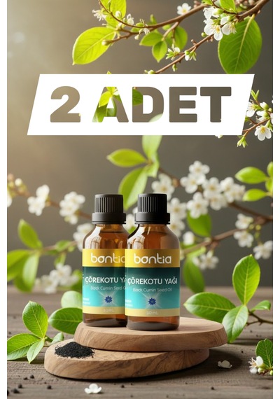 Çörekotu Yağı 2x50 Ml , Cilt Ve Saç İçin Soğuk Sıkım Yağ 100 ML